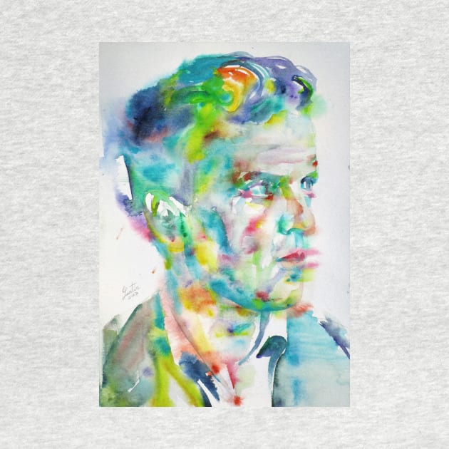 LUDWIG WITTGENSTEIN watercolor portrait .6 by lautir